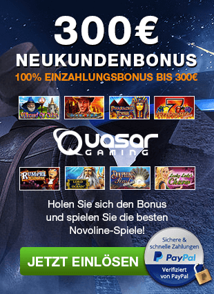 Novoline Casino - 300€ Gratis Guthaben