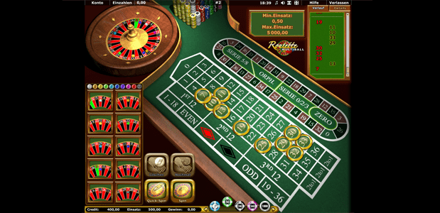 Quasar Gaming Multiball Roulette